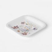 Happy Boo Halloween Paper Plate - Niedlich Ghost Pappteller (Gewinkelt)