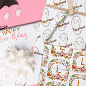 Happy Boo-thday Ghosts Geschenkpapier Set
