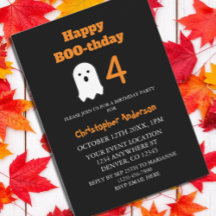 Happy BOO-thday Halloween Geburtstag