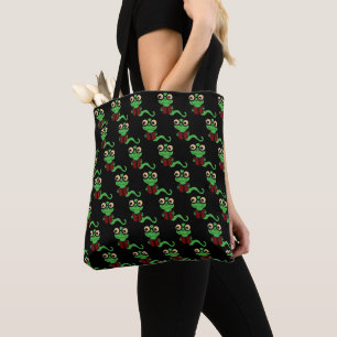Happy Bookworm Black Tasche