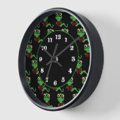 Happy Bookworm Black Uhr (Winkel)