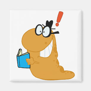 Happy-Bookworm-by-idea Magnet
