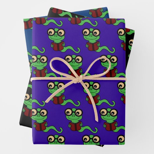 Happy Bookworm Collection Geschenkpapier Set (Beispiel)