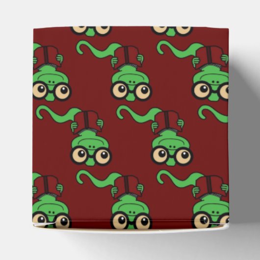 Happy Bookworm Red Geschenkschachtel (Oben)