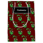 Happy Bookworm Red Mittlere Geschenktüte (Vorderseite)