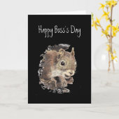 Happy Boss Day, nur gesund in Nutho Karte (Gelbe Blume)