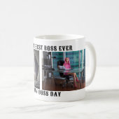 Happy Boss Day World's Best Boss Coffee Keramik Kaffeetasse (VorderseiteRechts)