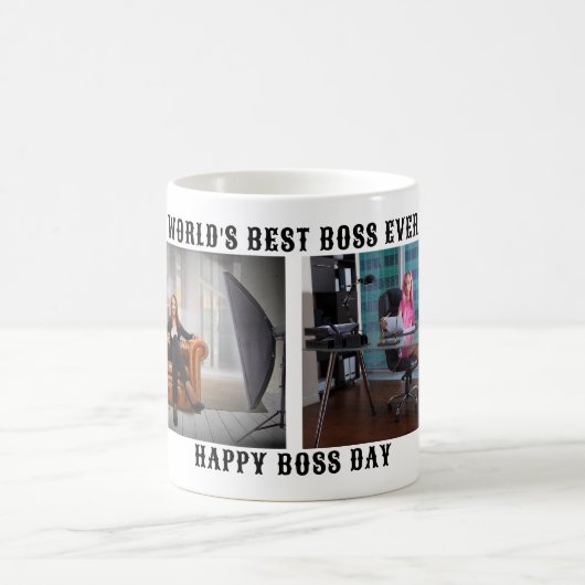 Happy Boss Day World's Best Boss Coffee Keramik Kaffeetasse (Mittel)