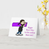 Happy Boss's Day an den coolststen Boss aller Zeit Karte (Gelbe Blume)