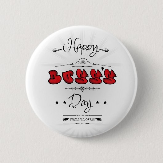 Happy Boss's Day Button (Vorderseite)