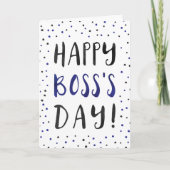 Happy Boss's Day Dankeskarte (Vorderseite)