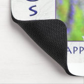 Happy Boss's Day Floral Butterfly Mousepad (Ecke)