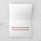 Happy Boss's Day für Chefin mit Sonnenblumen Karte (Innenseite)