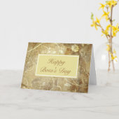 Happy Boss's Day für weibliche Chefin mit Blume Karte (Gelbe Blume)