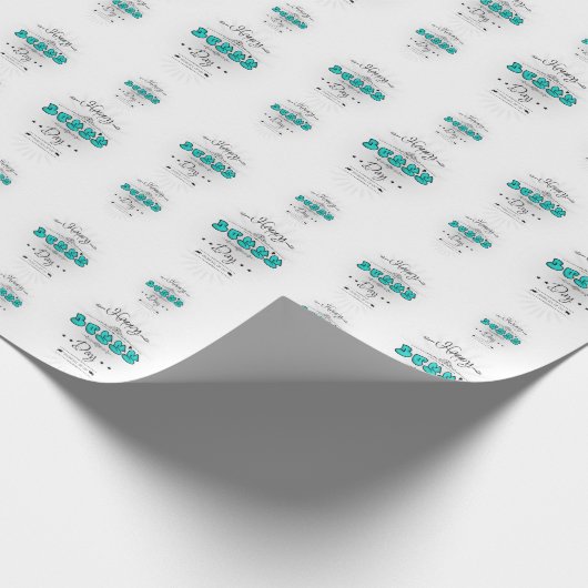 Happy Boss's Day Geschenkpapier (Ecke)