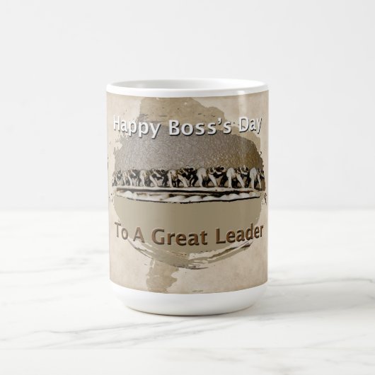 Happy Boss's Day Kaffeetasse (Mittel)