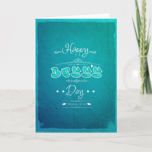 Happy Boss's Day Karte (Vorderseite)