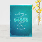 Happy Boss's Day Karte (Gelbe Blume)