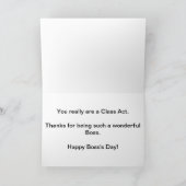 Happy Boss's Day Karte (Innenseite)
