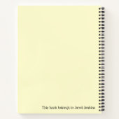 "Happy Boss's Day Message" Journal Notizblock (Rückseite)