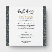 Happy Boss's Day Plaque Fotoplatte (Vorderseite)