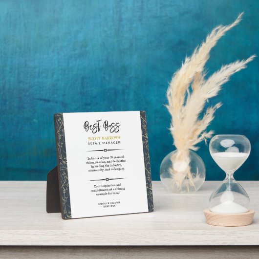 Happy Boss's Day Plaque Fotoplatte (InSitu)