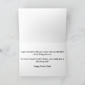 Happy Boss's Day Shooting Star Karte (Innenseite)