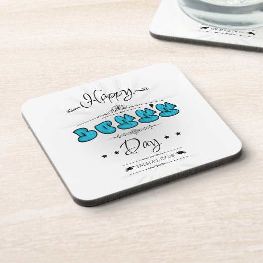 Happy Boss's Day Untersetzer (Linke Seite)