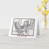 Happy Boss's Day von Mitarbeitern mit benutzerdefi Karte (Gelbe Blume)