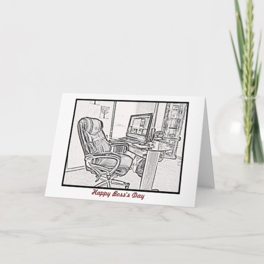 Happy Boss's Day von Mitarbeitern mit benutzerdefi Karte (Vorderseite)