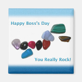 Happy Boss's Day Your Eally Rock Magnet