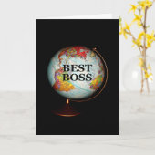 Happy Boss's Day zum besten Boss der Welt Karte (Gelbe Blume)