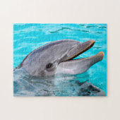 Happy Bottlenose Dolphin, Jigsaw Puzzle (Horizontal)