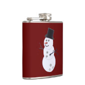 Happy Bowlidays Snowman Flachmann (Rechts)