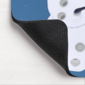 Happy Bowlidays Snowman Mousepad (Ecke)