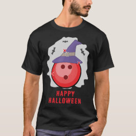 Happy Bowling Halloween - Funny T-Shirt
