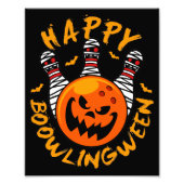 Happy Bowlingween Halloween Bowling Fotodruck (Vorne)