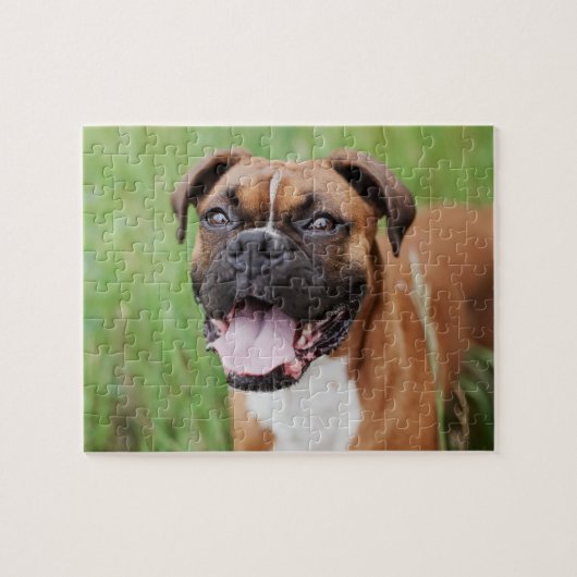 Happy Boxer 8x10 Puzzle (Horizontal)
