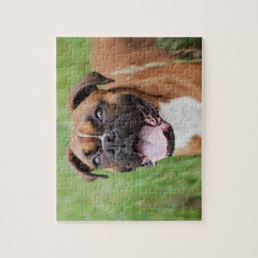 Happy Boxer 8x10 Puzzle (Vertikal)