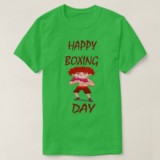 Happy Boxing Day T-Shirt (Design vorne)