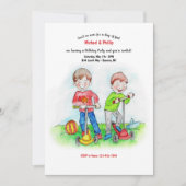 Happy Boys bei Play Einladung (Vorderseite)