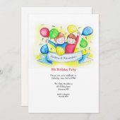 Happy Boys Birthday Einladung (Vorne/Hinten)