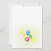 Happy Boys Birthday Einladung (Rückseite)