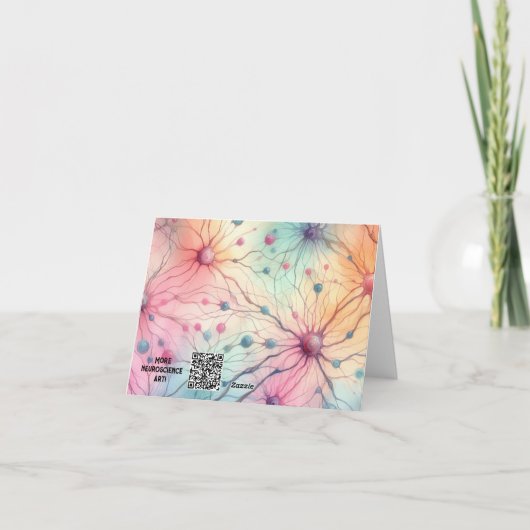 Happy Brainy Birthday Card Dankeskarte (Rückseite)