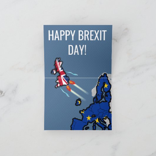 HAPPY BREXIT DAY CARD DANKESKARTE (Innenseite)
