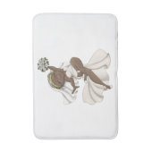 Happy Bride 02 Badematte (Vorderseite Vertikal)