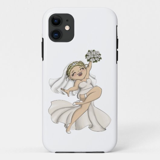 Happy Bride 02 Case-Mate iPhone Hülle (Rückseite)