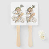 Happy Bride 02 Fächer (Vorne und Hinten)