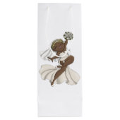 Happy Bride 02 Geschenktüte Für Weinflaschen (Rückseite)
