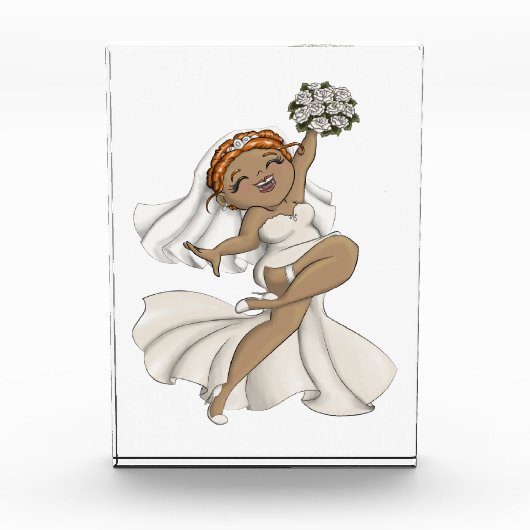 Happy Bride 03 Fotoblock (Vorderseite)